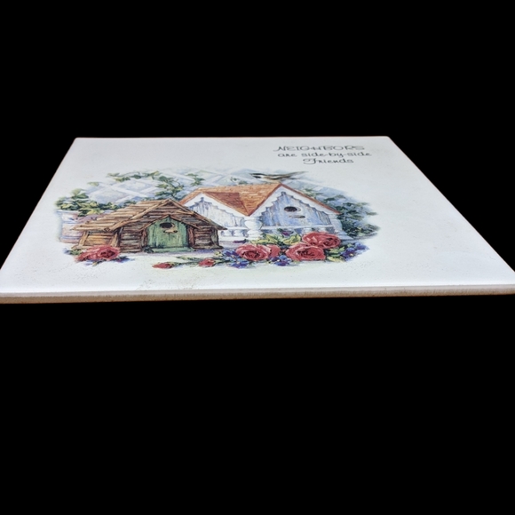 Neighbors are side by side friends Tile Decoration - Picture 2 of 5